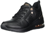 Skechers Women's Million AIR Sneaker, 5 Black