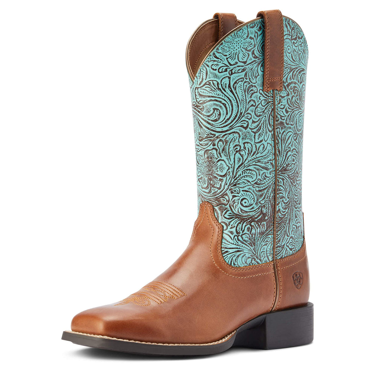 ARIAT Women’s Round Up Wide Square Toe Western Boot