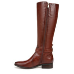 Naturalizer Womens Rena2 Wide Calf Deep Saddle Brown Leather 10.5 M