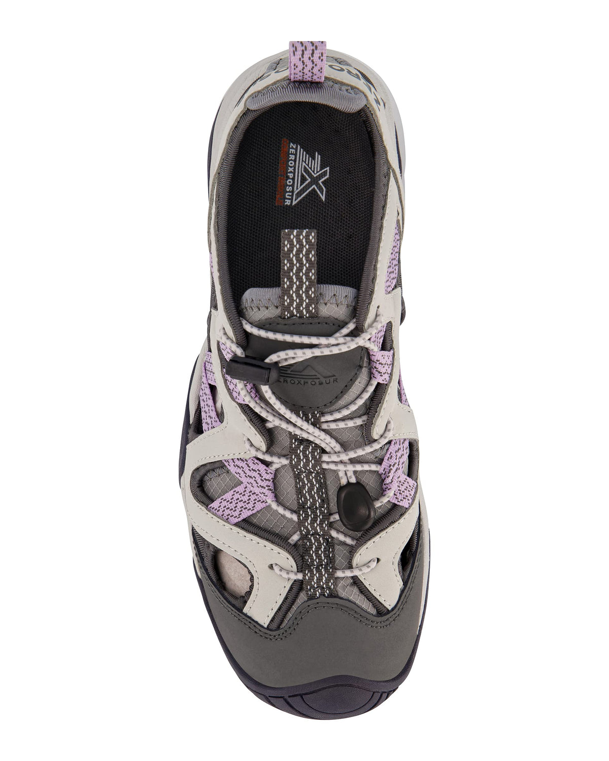 ZeroXposur Womens Umpqua River Sandals - Closed Toe Sandals for Women - Water Sandals for Women (Lilac Hint, 9.5)