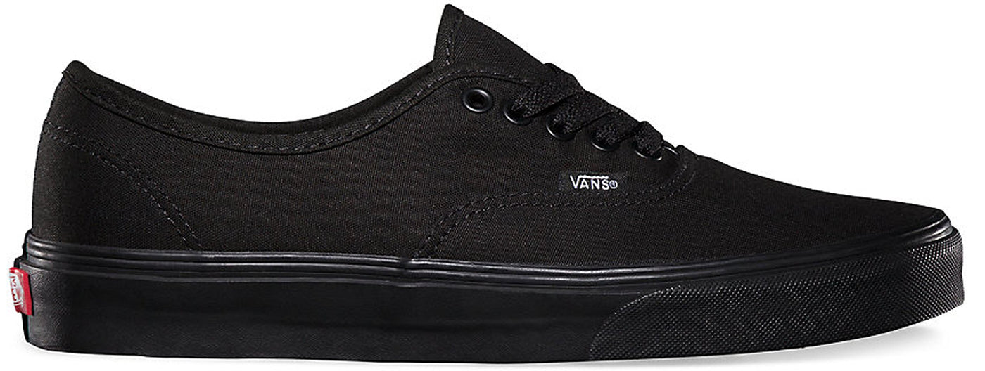 Vans Unisex Authentic Black/Black Canvas VN000EE3BKA Mens 6.5, Womens 8