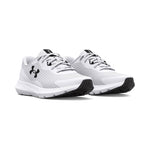 Under Armour Women's Surge 3 Running Shoe, White (100)/Black, 9