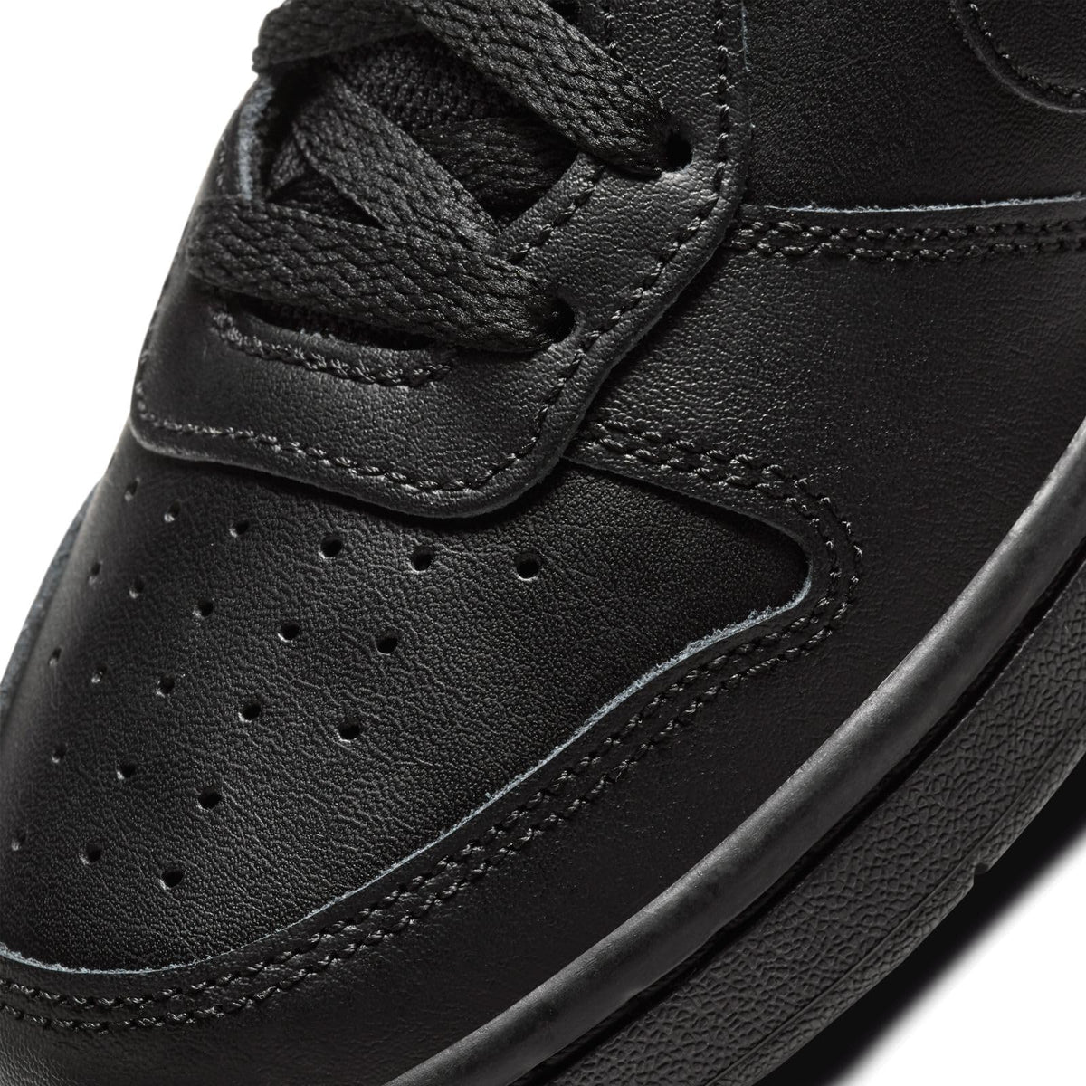 Nike Court Borough Low 2 (Big Kid) Black/Black/Black