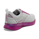 Brooks Women's Levitate 5 Neutral Running Shoe - Grey/Lavender/Baton Rouge - 10 Medium