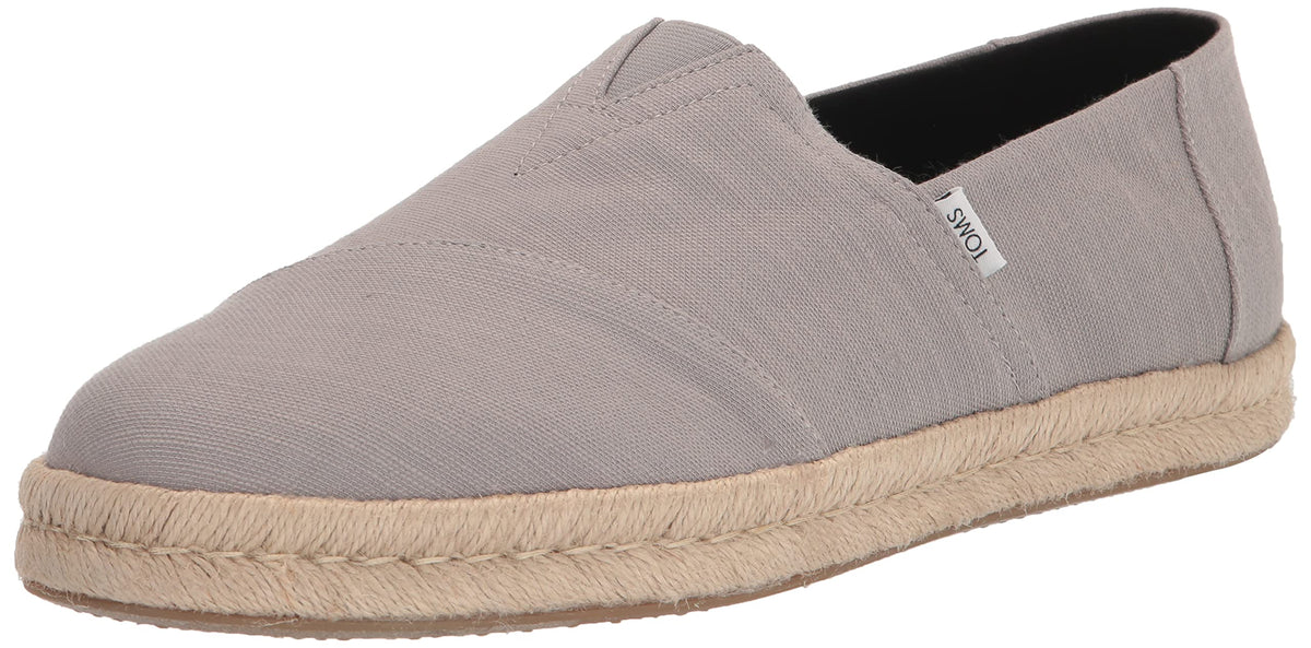TOMS Men's ALP Rope 2.0 Loafer Flat, Drizzle Grey, 13
