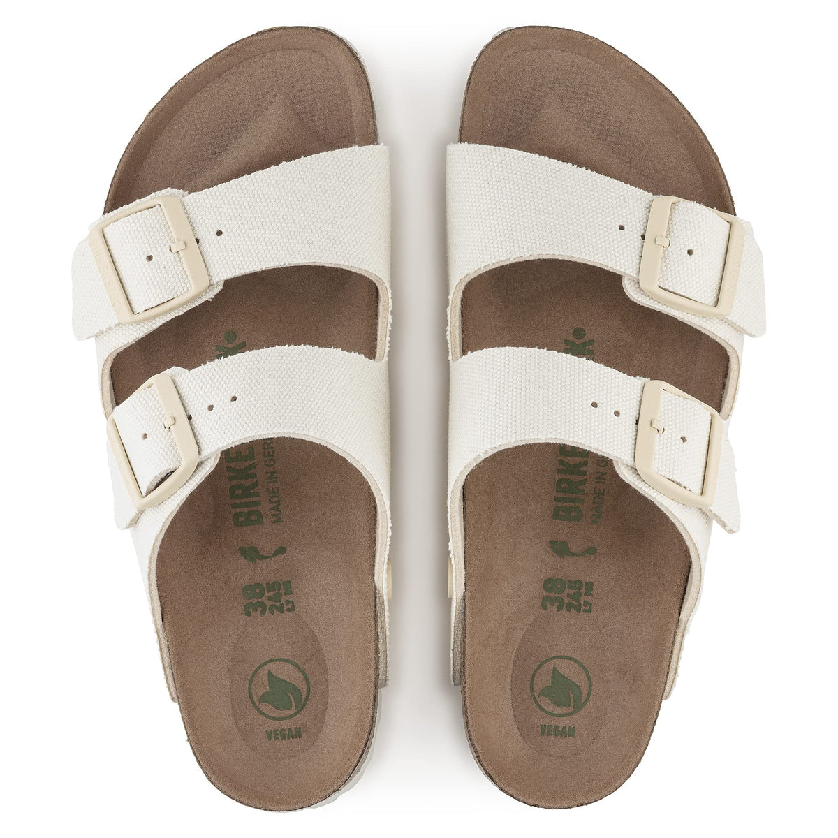 Birkenstock Women's Vegan Arizona V Faded Khki Cv N 5 Multi