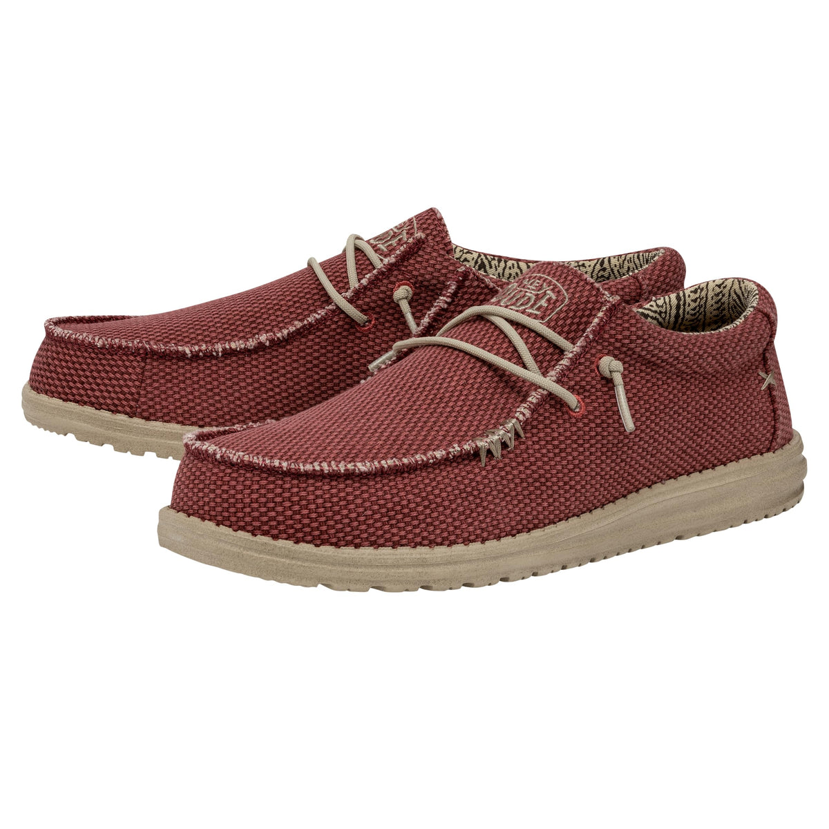 HEYDUDE Wally Braided - Pompeian Red