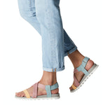 Sorel Women's Roaming Decon Sandals - Crushed Blue, Chrome Grey - Size 8