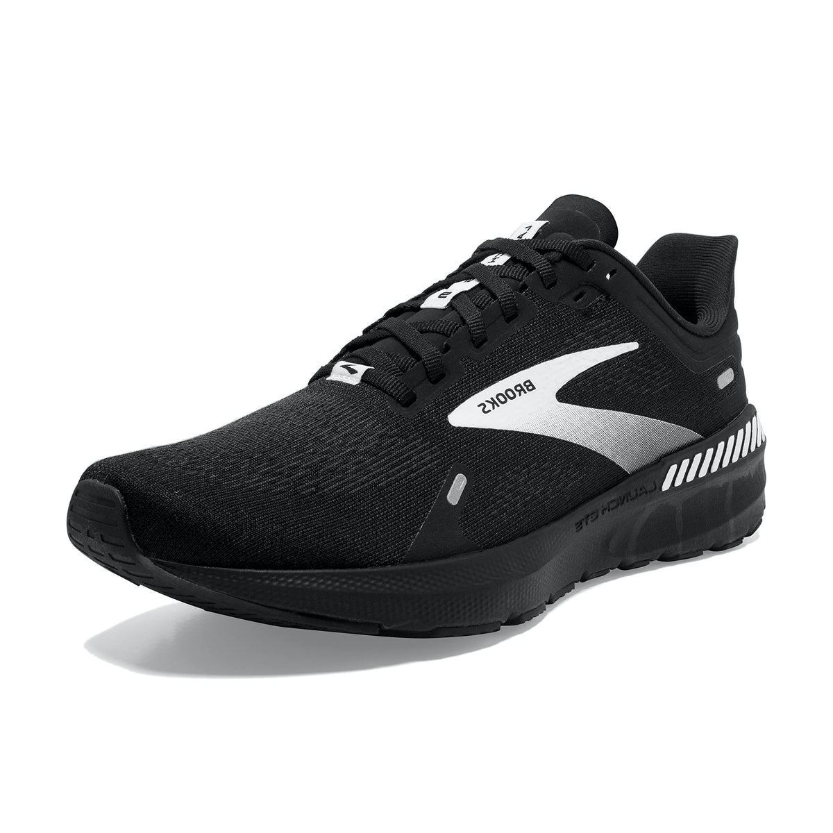 Brooks Men’s Launch GTS 9 Supportive Running Shoe - Black/White - 9.5 Wide