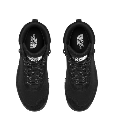THE NORTH FACE Women's Mid-Top Trail Running Shoe, TNF Black TNF White, 5