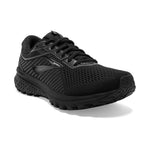 Brooks Womens Ghost 12 Running Shoe - Black/Grey - B - 8.0