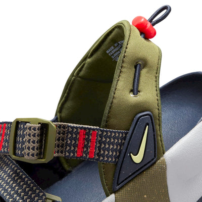 Nike Men's Oneonta Sandals-Men's, Rough Green/Obsidian/Wolf Grey/Citron Tint, US 9