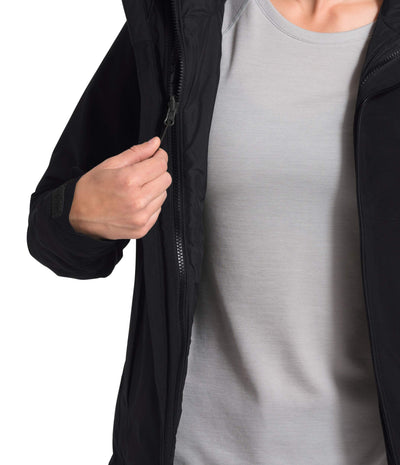 THE NORTH FACE Women's Carto Triclimate Jacket, TNF Black 1, XX-Large