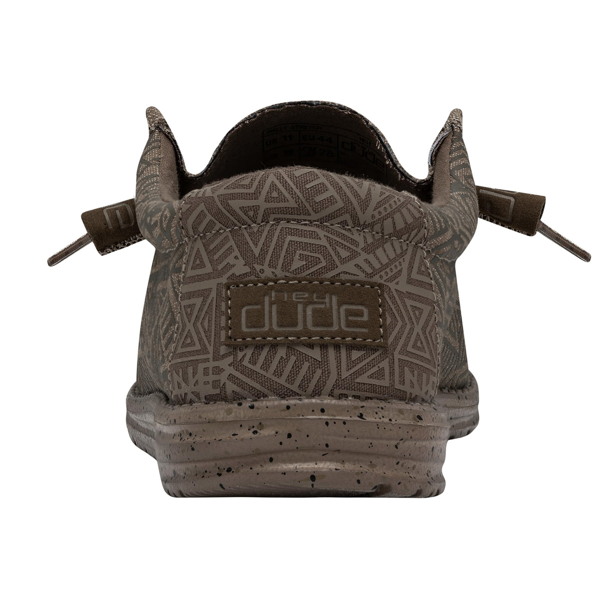 HEYDUDE Men's Wally Stretch Nut Size 14 | Men’s Shoes | Men's Lace Up Loafers | Comfortable & Light-Weight