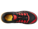 KEEN Utility Men's Vista Energy Low Height Sneakers Composite Toe Industrial Work Shoes, Red Carpet/Black, 12 Wide