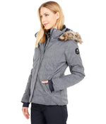 Obermeyer Tuscany II Jacket for Women - Front Zip Closure, Long Sleeves and Internal Cuffs, and Gorgeous Snow Jacket Charcoal 6 One Size