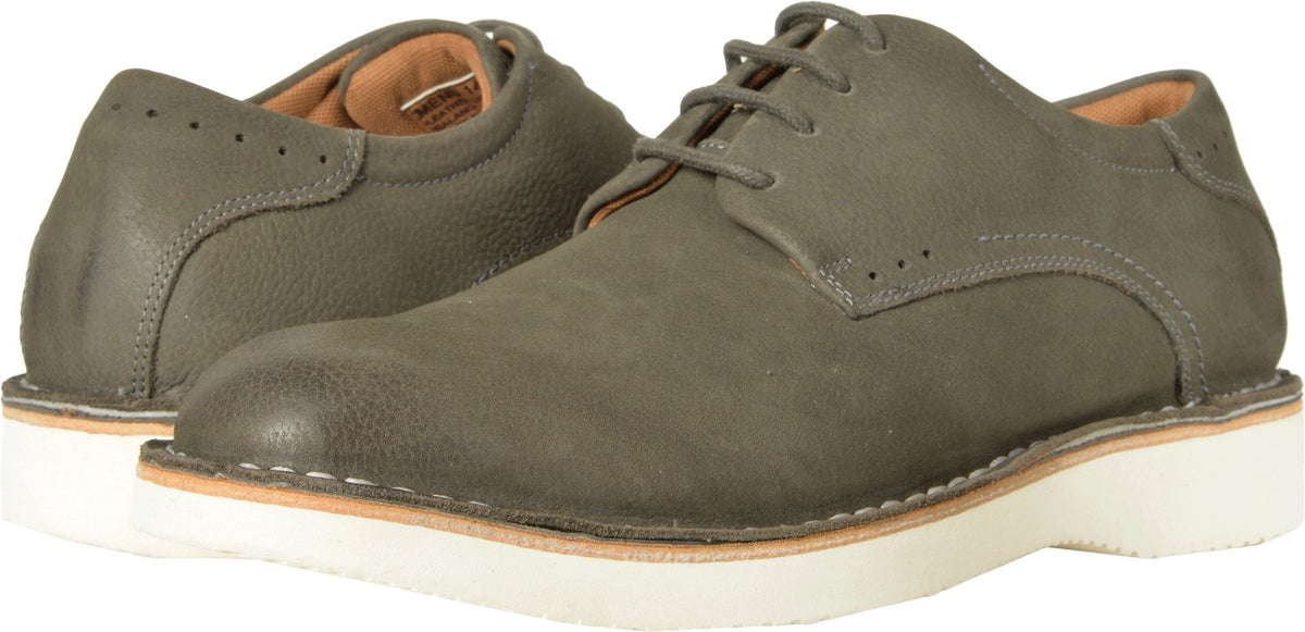 Florsheim Men's Navigator Plain Toe Oxford Gray Nubuck 11 M US