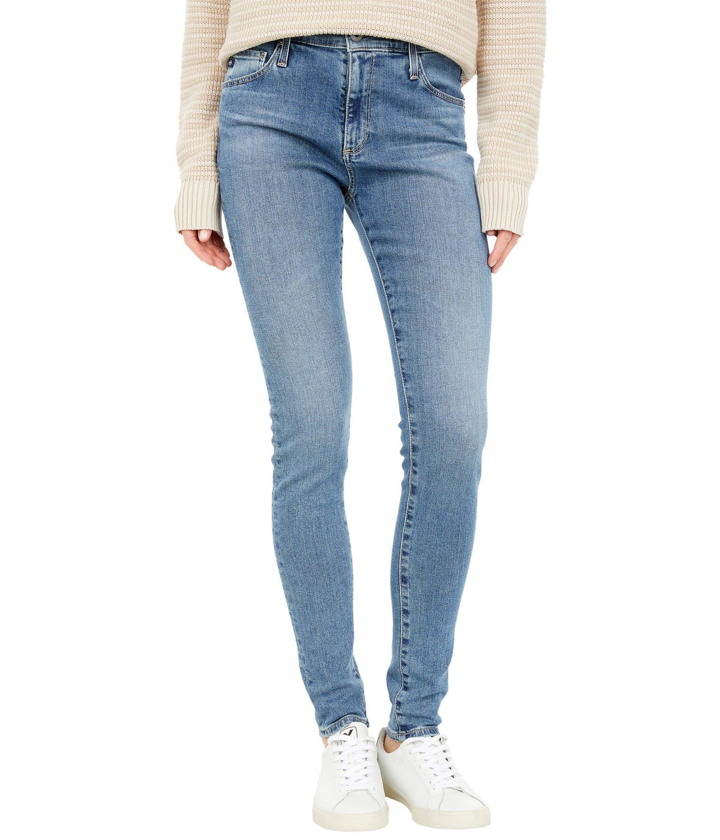 AG Adriano Goldschmied Farrah High-Rise Skinny Ankle in Cielo Cielo 26 30
