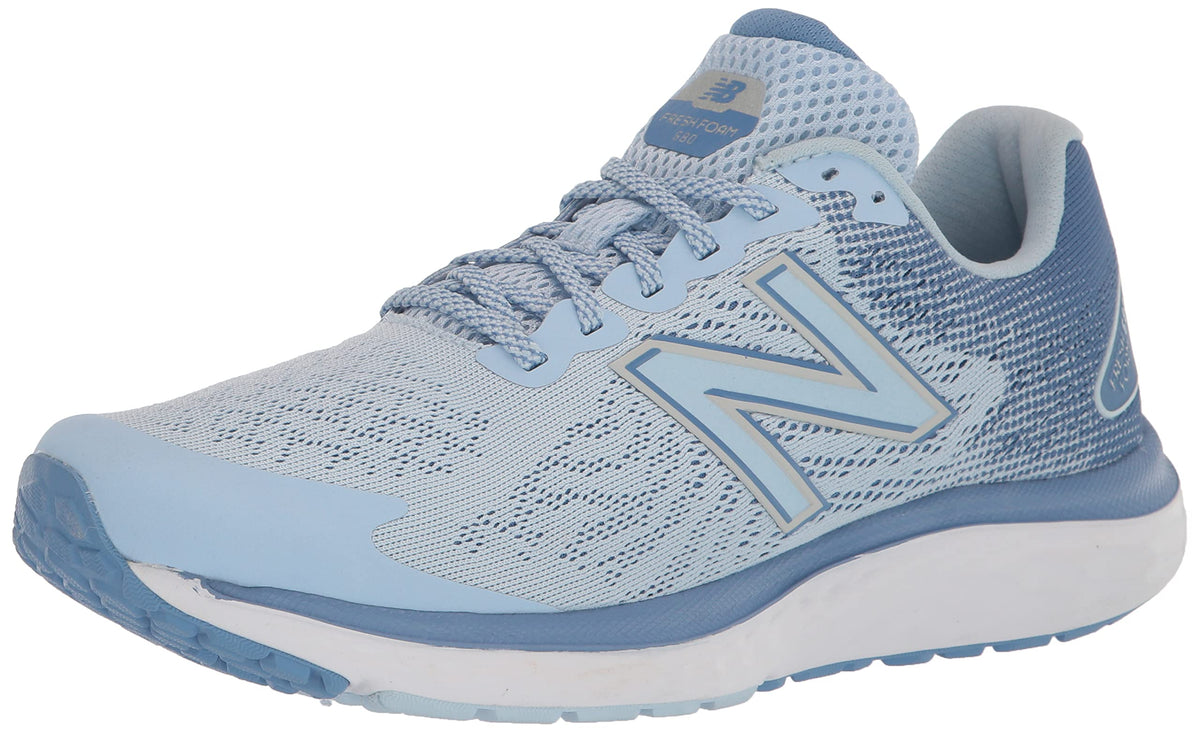 New Balance Women's Fresh Foam 680 V7 Running Shoe, Uv Glo/Star Glo/Lemon Haze, 8.5 Wide