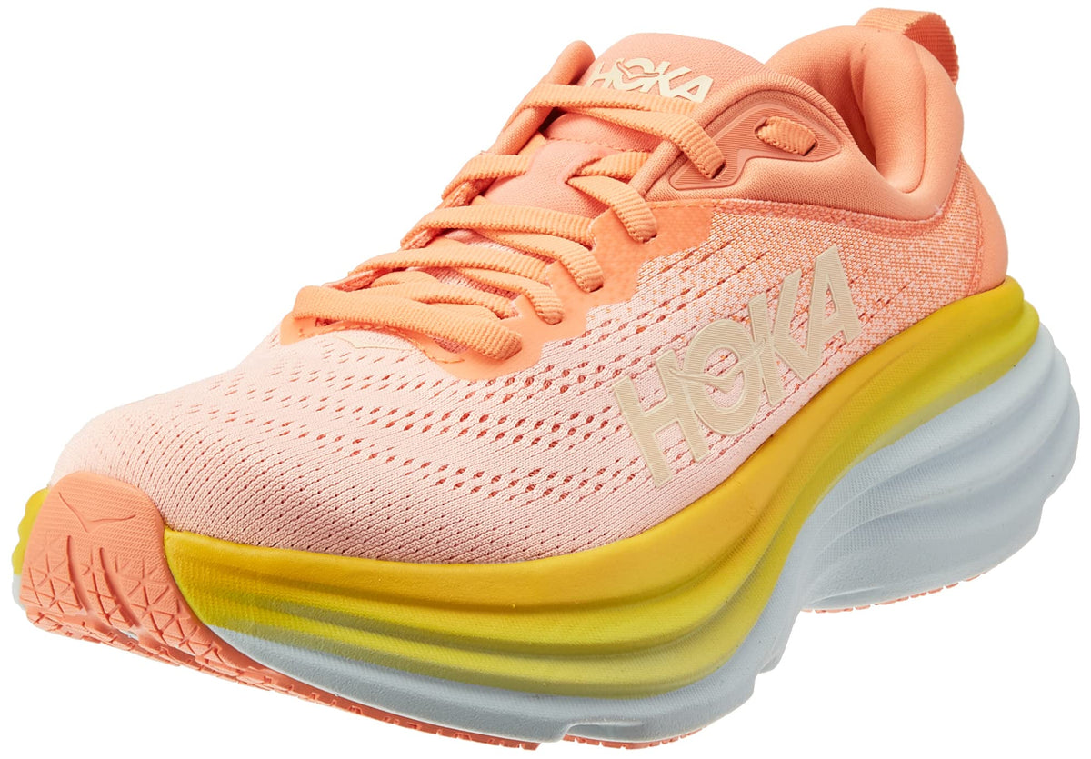 Hoka Bondi 8 Shell Coral/Peach Parfait 5 B (M)