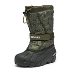 Sorel Children's Flurry Print Boot - Waterproof - Slate Green - Size 9