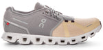 On Men's Cloud 5 Running Sneakers (Fog/Savannah, US Footwear Size System, Adult, Men, Numeric, Medium, 7.5)
