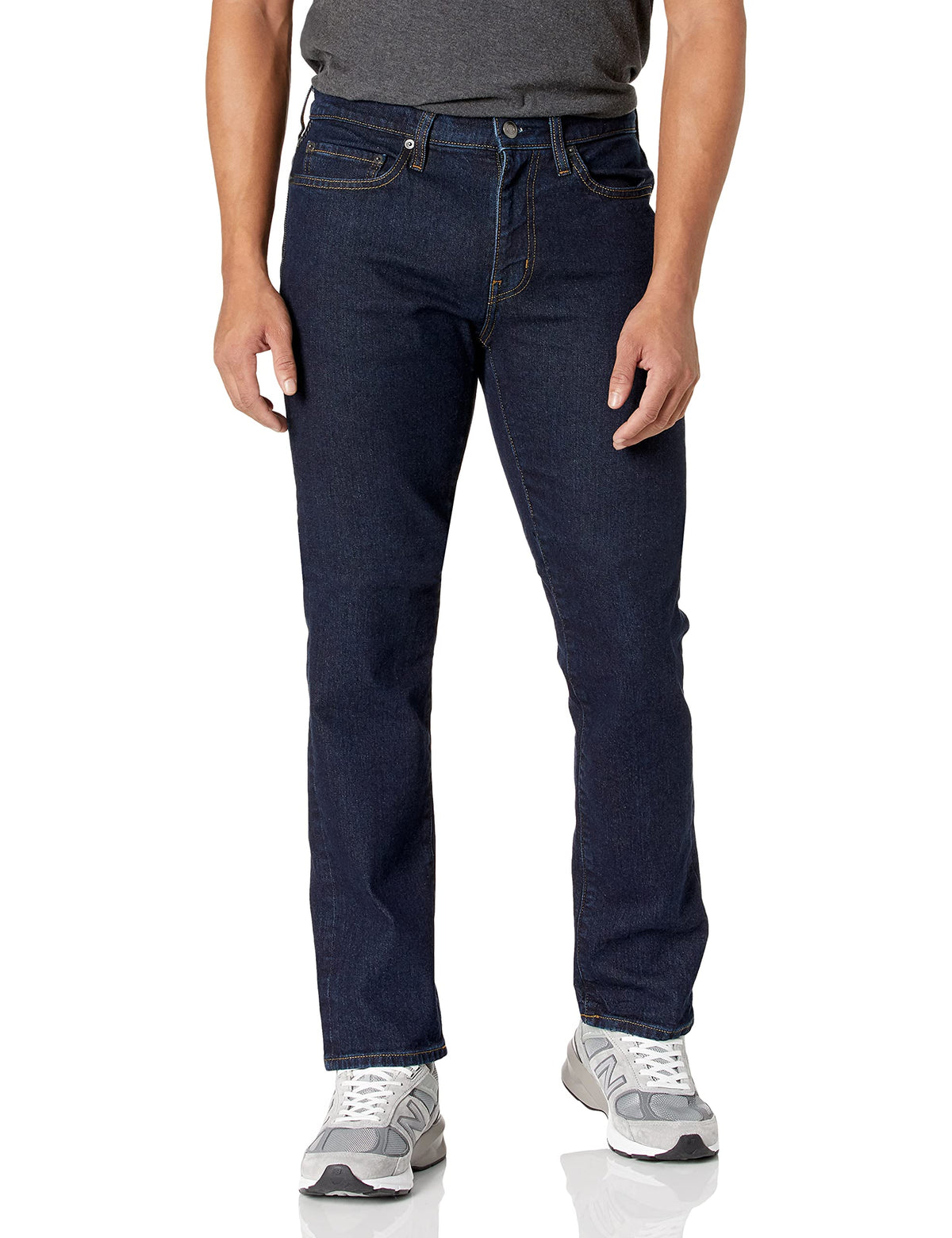 Amazon Essentials Slim Fit Jeans For Men - Rinsed, 35W x 30L
