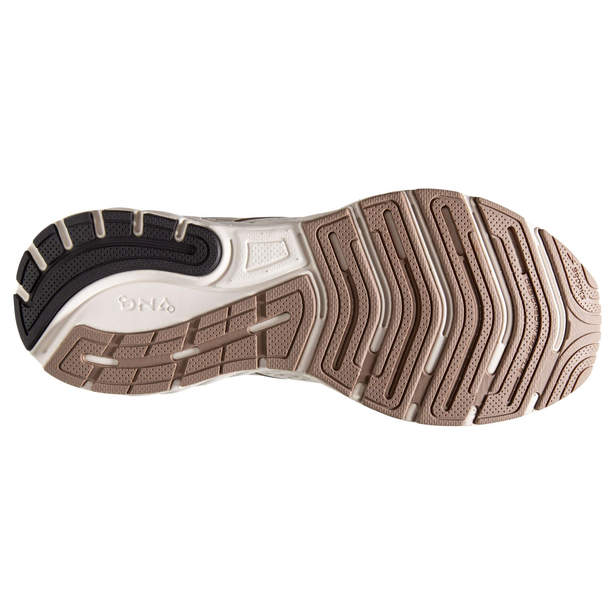 Brooks Women’s Anthem 6 Neutral Running Shoe - Coconut/Portabella/Iris - 5.5 Medium