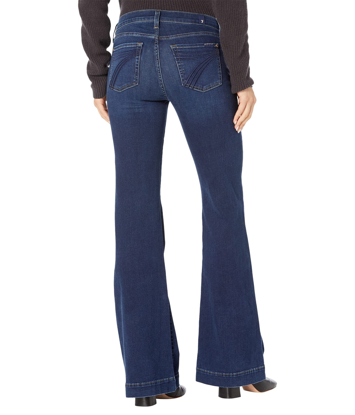 7 For All Mankind B(air) Dojo in Rinsed Indigo Rinsed Indigo 25