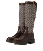 Coach Lilli Jacquard Boot Oak/Maple 5 B (M)