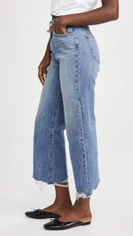 Joe's Jeans womens Blake High Rise Wide Leg Crop Jeans, Groove, 29 US