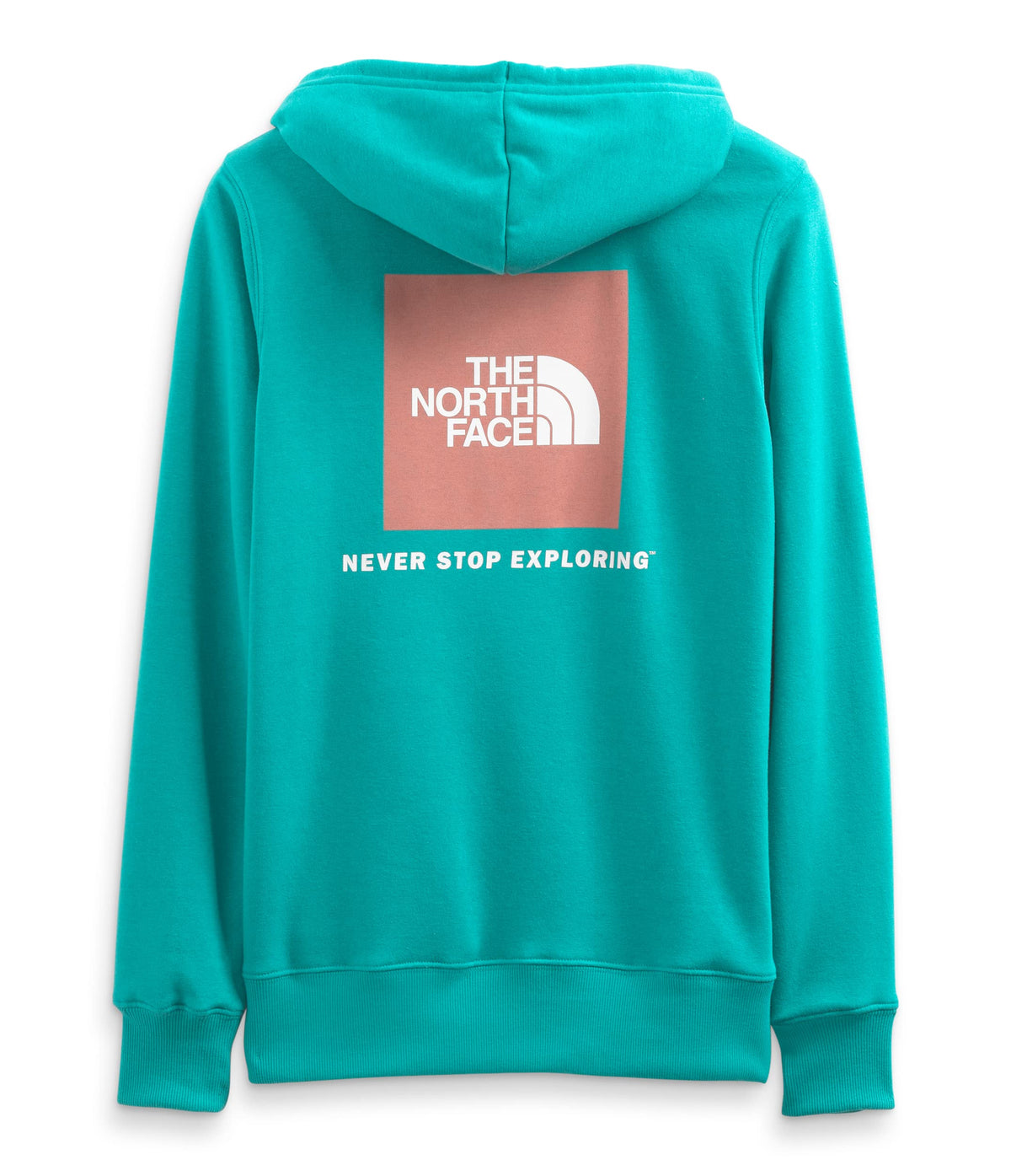 THE NORTH FACE Women's Box NSE Pullover Hoodie (Standard and Plus Size), Porcelain Green/Rose Dawn, Large