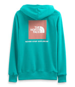 THE NORTH FACE Women's Box NSE Pullover Hoodie (Standard and Plus Size), Porcelain Green/Rose Dawn, Large