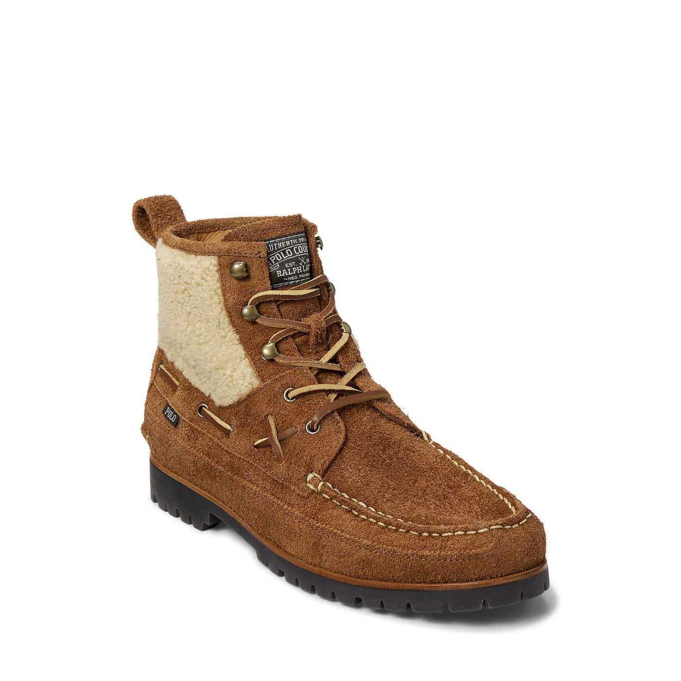 POLO RALPH LAUREN Ranger Mid Teak/Natural Sherpa 7 D (M)