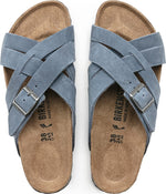 Birkenstock Lugano Dusty Blue Oiled Leather EU 37 (US Women's 6-6.5) Regular