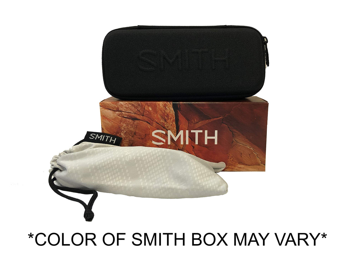 SMITH Parallel 0807/M9 71M Black/Grey Polarized Oval Sunglasses + Extra Ignitor Lens For Men For Women + BUNDLE with Designer iWear Eyewear Kit