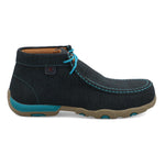 Twisted X Women's Work Chukka Driving Moc, Dark Teal & Turquoise, 10