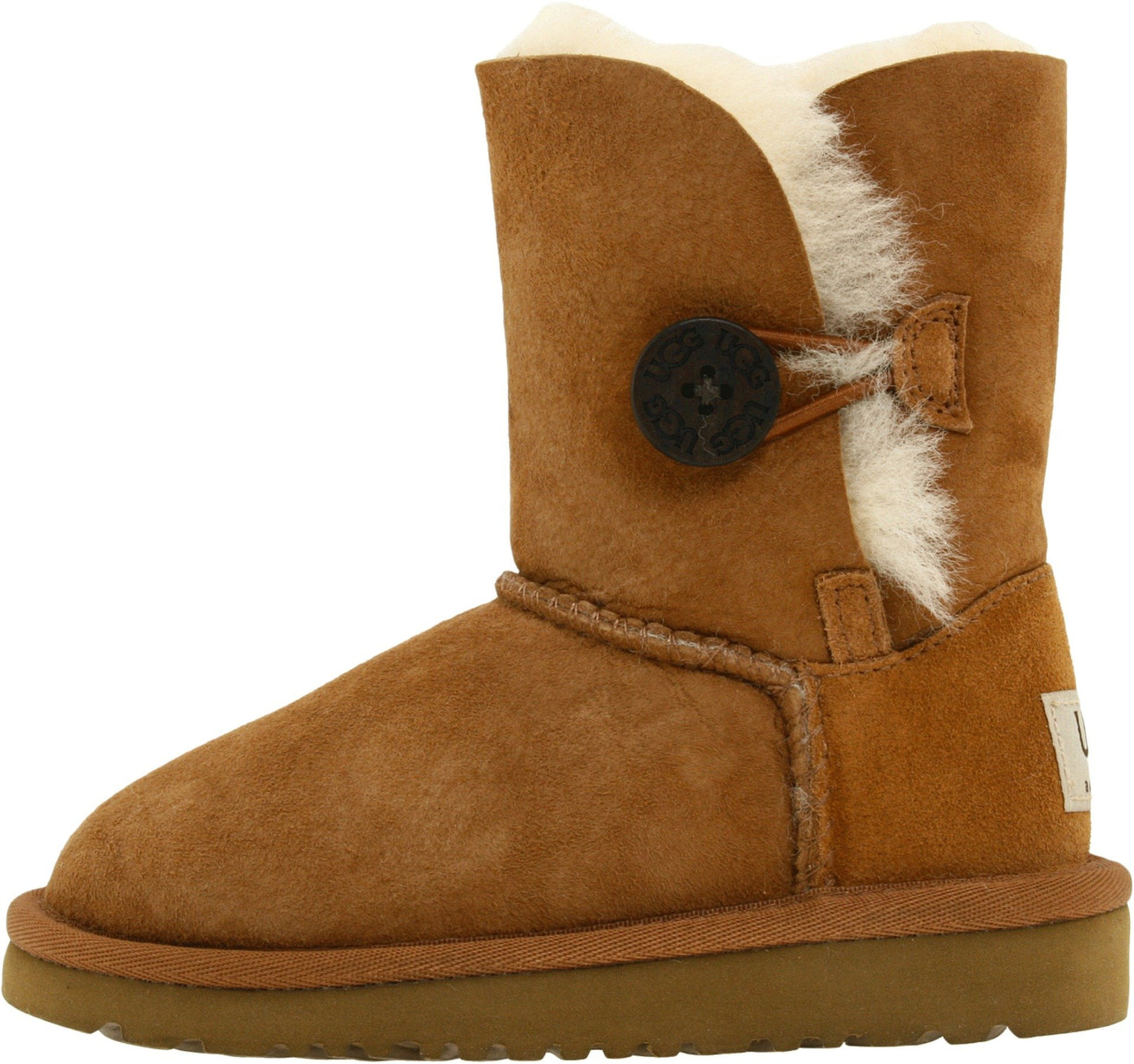 Ugg Toddler Toddlers Bailey Button, 7, Chestnut