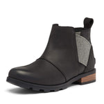 Sorel Women's Emelie Chelsea Bootie - Light and Heavy Rain - Waterproof - Black - Size 9.5