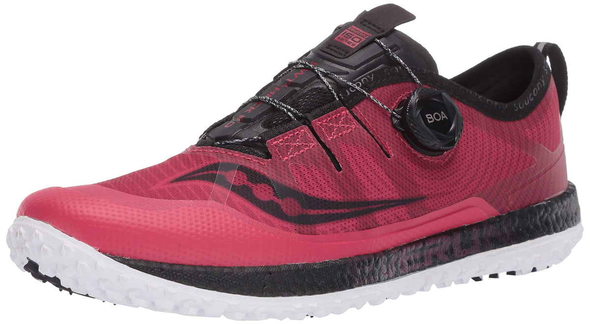 Saucony Women's Switchback ISO Trail Running Shoe 10 Barberry | Black