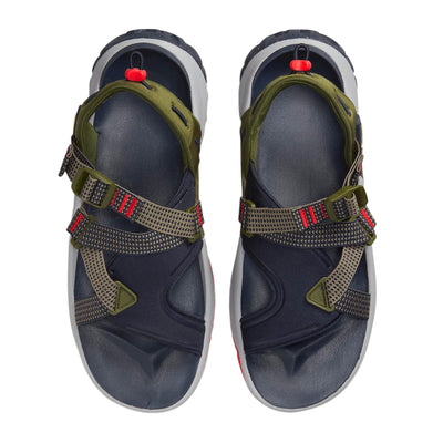 Nike Men's Oneonta Sandals-Men's, Rough Green/Obsidian/Wolf Grey/Citron Tint, US 9