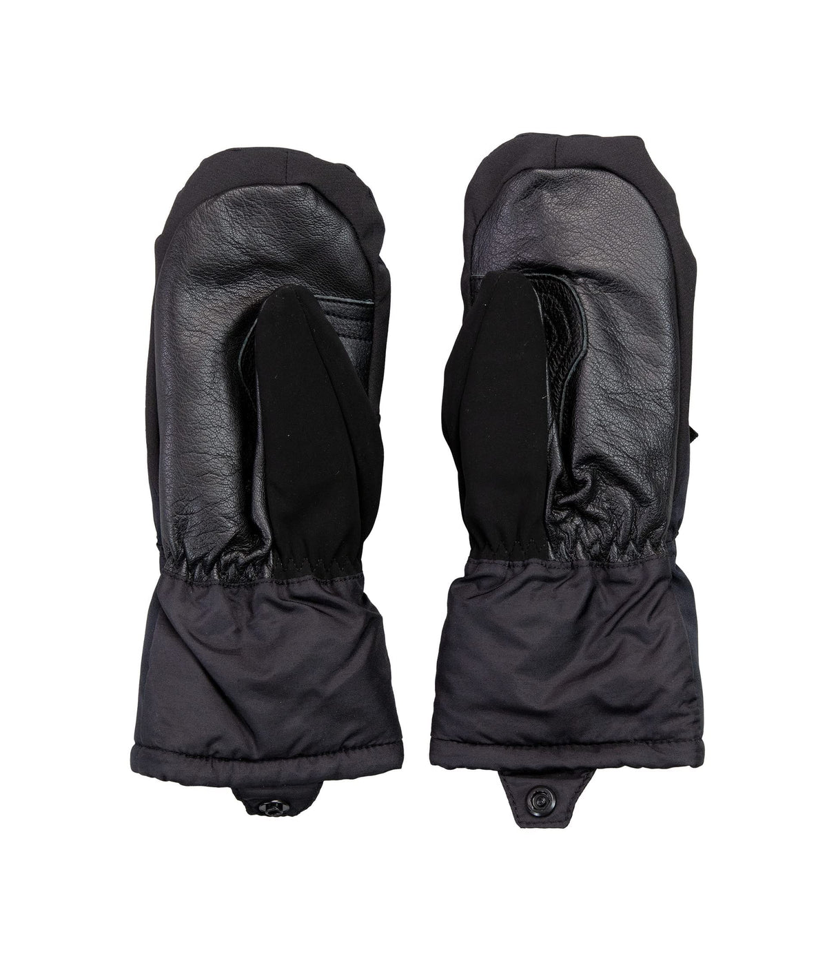 Obermeyer Kids Molten Mitten For Little Kids and Big Kids - Elastic Cuffs With Adjustable Strap, Cozy and Practical Mittens Black XL (13-14 yrs) One Size