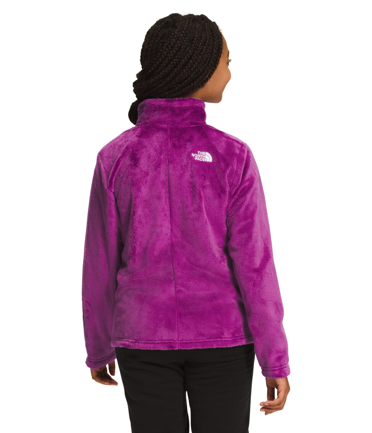 THE NORTH FACE Osolita Full Zip Girls Fleece Purple Cactus Flower Sz S