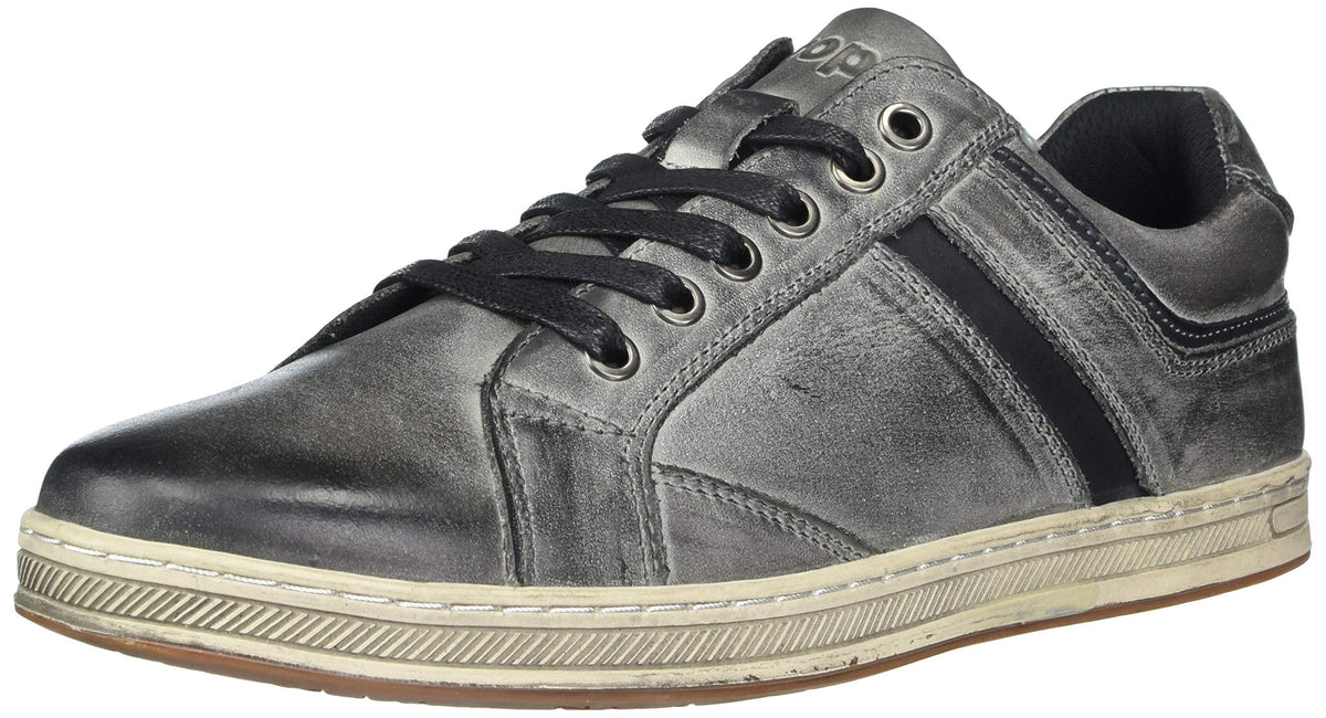 Propét Mens Lucas Skate Shoe, Grey, 10.5 XX-Wide US