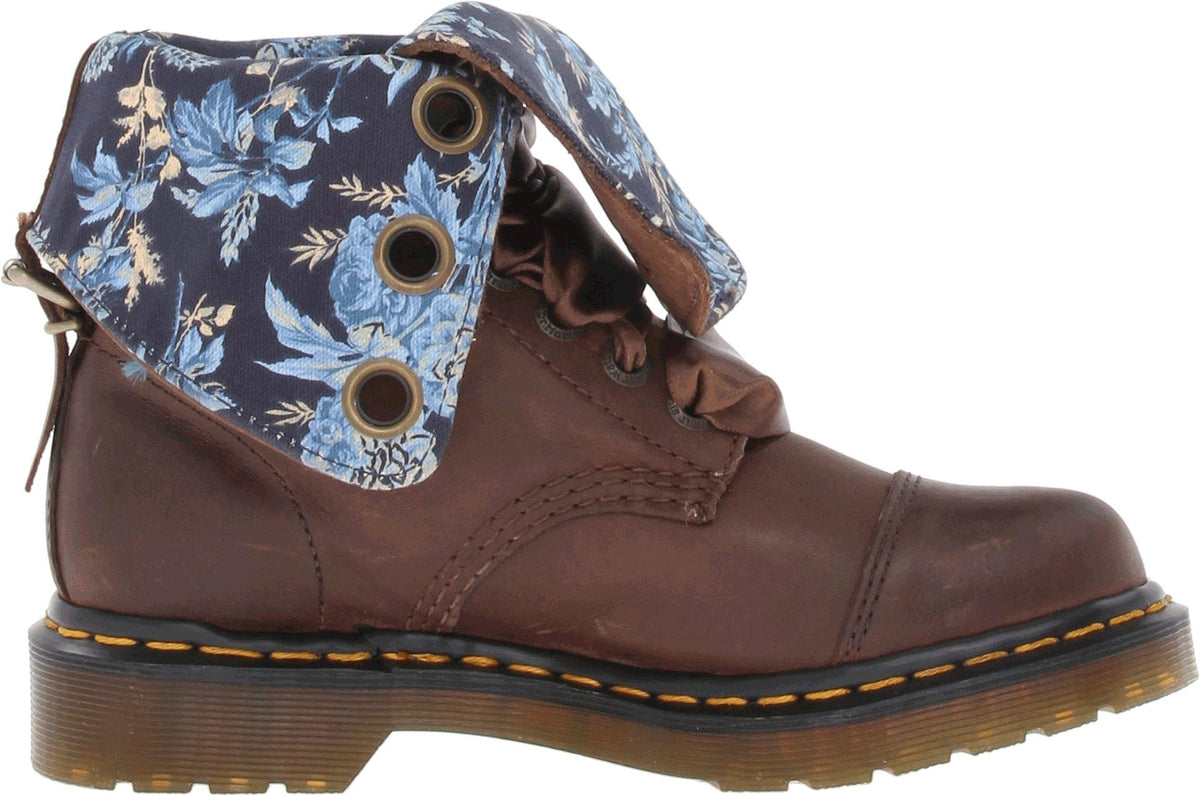 Dr. Martens Women's Aimilie Boot,Dark Brown Darkend Mirage,5 UK/7 M US