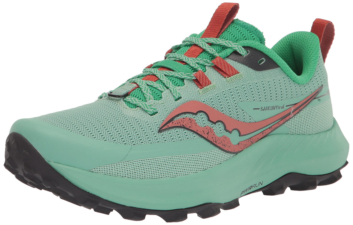 Saucony Women's Peregrine 13 Trail Running Shoe, SPRIG/Canopy, 11.5