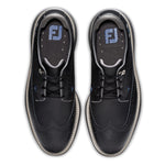 FootJoy Men's Traditions-Shield Tip Previous Season Style Golf Shoe, Black/Black/Grey, 10.5