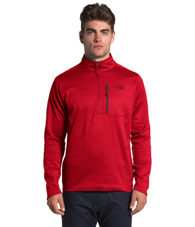 THE NORTH FACE Canyonlands 1/2 Zip - Men's TNF Red Heather Large