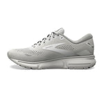 Brooks Women's Ghost 15 Neutral Running Shoe - Oyster/Alloy/White - 12 Wide