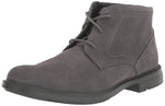 Rockport Men's Berenger Plain Toe Chukka Boot, Steel Grey Suede, 8.5